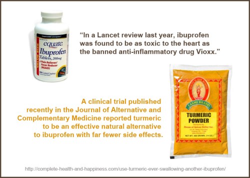 Ibuprofen vs Turmeric