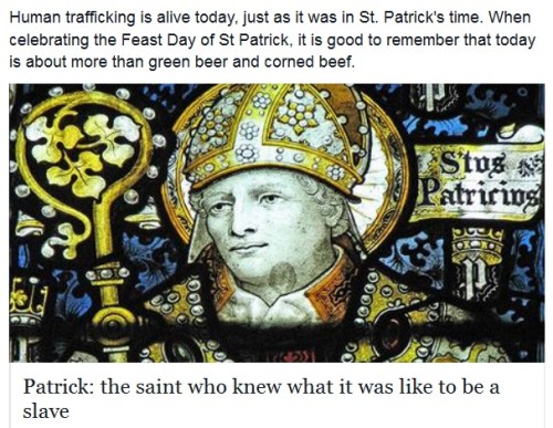 St Patrick was a slave