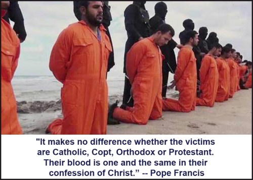 2015_04 Pope Francis - martyrs