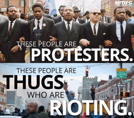Protesters vs Thugs