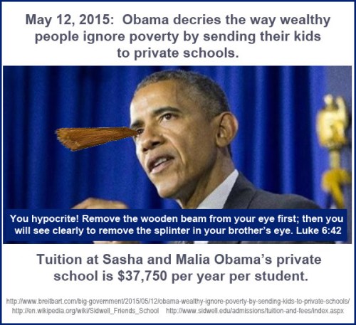 2015_05 12 Obama decries rich using private schools