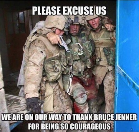 Courage thanks Bruce Jenner