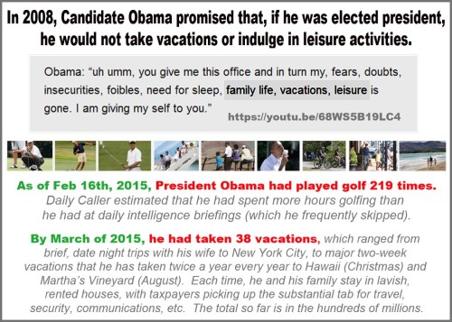 2008 vs 2015 Obama vacays