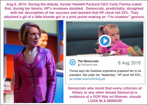 2015_08 06 Dem casual sexism toward Fiorina