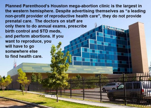 Houston PP does not do prenatal