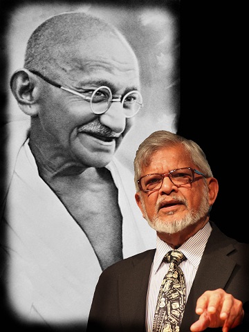 Mahatma and Arun Gandhi