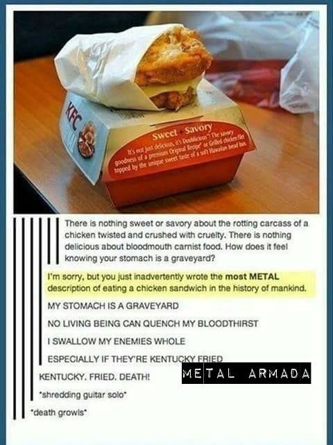 METAL ARMADA and KFC