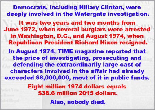 1974 Cost of Watergate