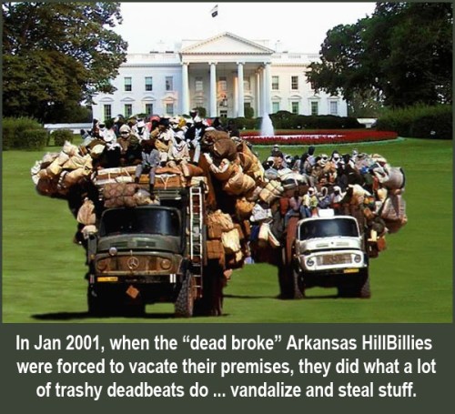 2001 Arkansas Hillbillies move out of WH