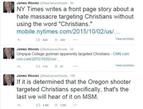 2015_10 02 Woods on mass murder of Christians in Oregon