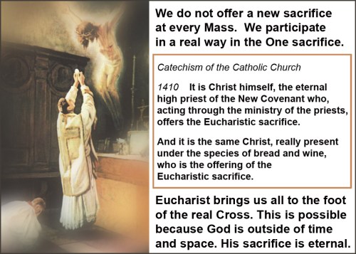 Eucharist at the foot of the cross