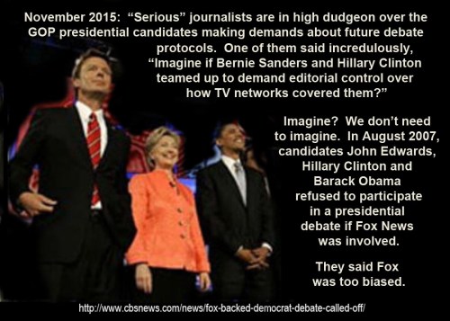 2015 and 2007 Prez debates