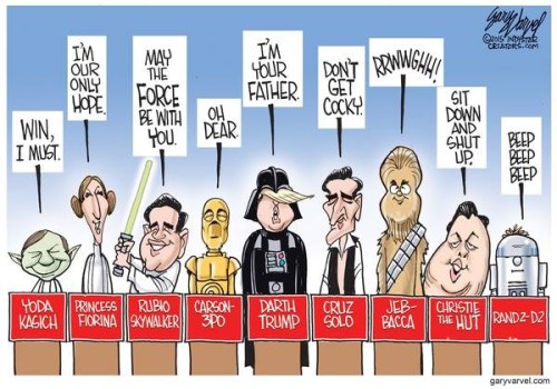 STAR WARS and GOP candidates