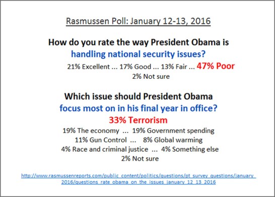 2016_01 Rasmussen poll - terror Obama
