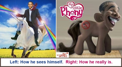 Obama Unicorn vs Little Phony