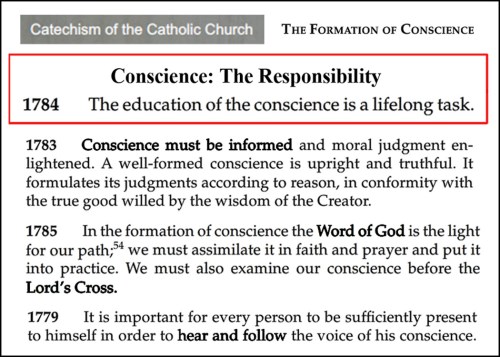 Conscience Responsibility