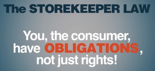 Storekeeper Law