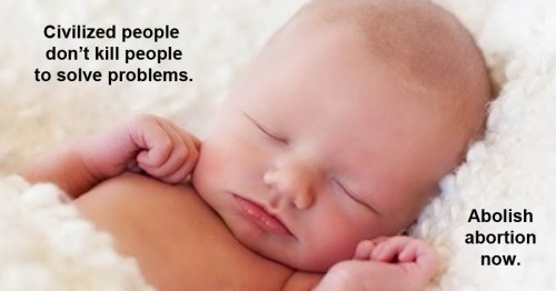 ABORTION civilized people