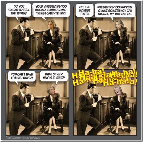 Clinton having it both ways