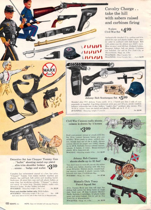 1962-war-toys-guns-cannons
