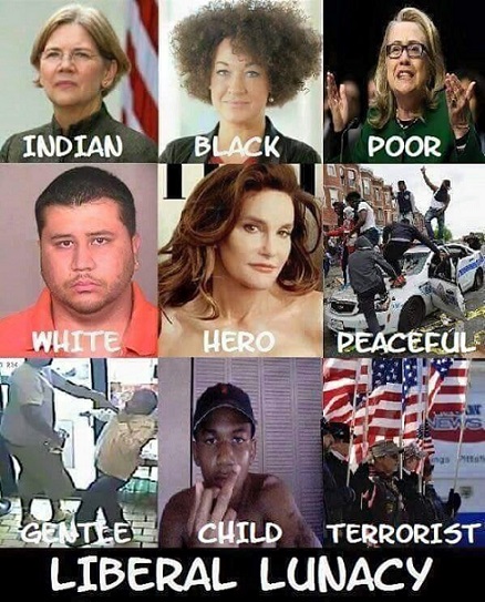 Liberal Lunacy - backwards identities