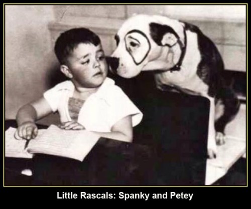 Little Rascals Spanky and Petey