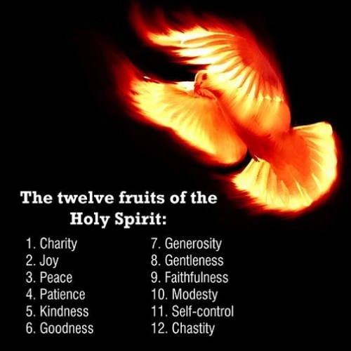 12 Fruits of Holy Spirit