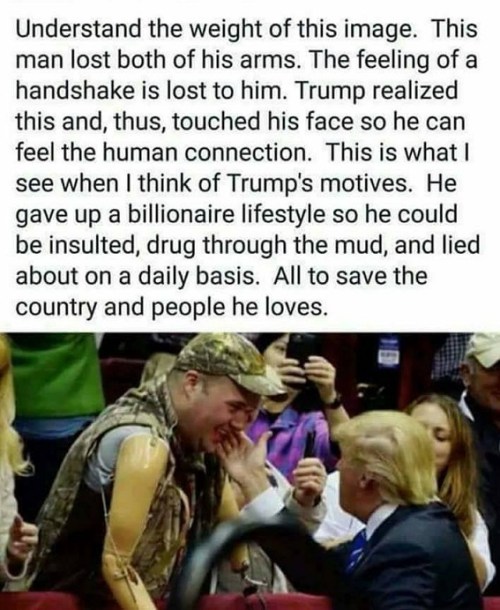 2017_04 Trump touches face of double amputee