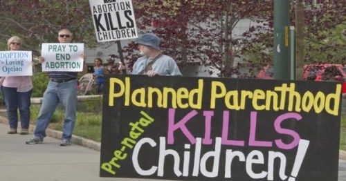Whitworth Pro-Life Protest