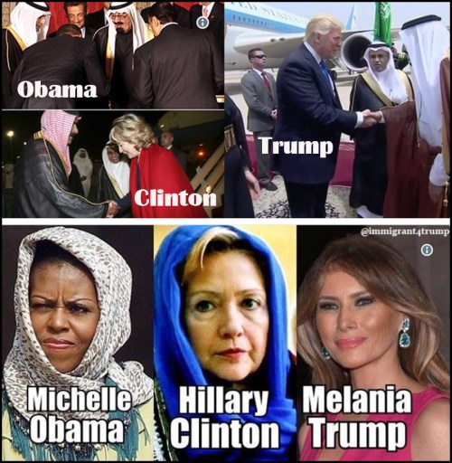 2017 Obama v Trump Muslim visits