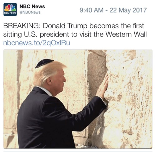 2017_05 22 Trump at Western Wall