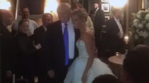 2017_06 10 or 11 Trump surprises wedding