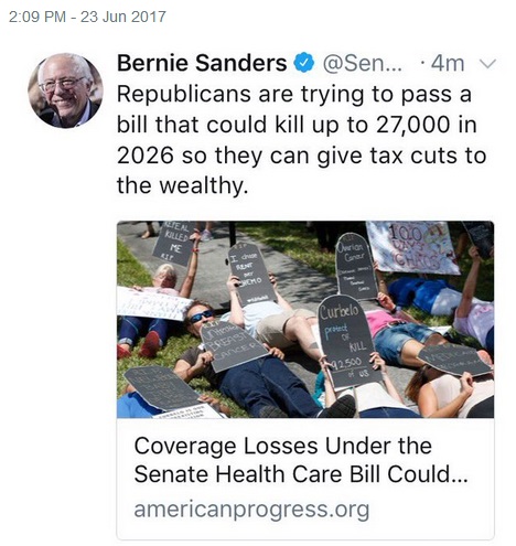 2017_06 23 Sanders tweet