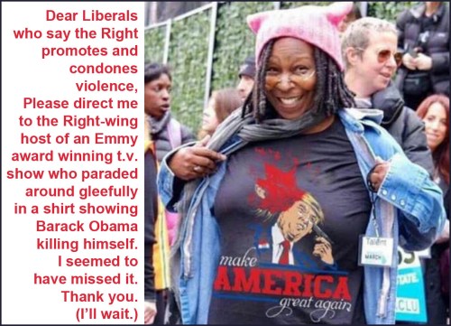 Whoopi's Trump tshirt