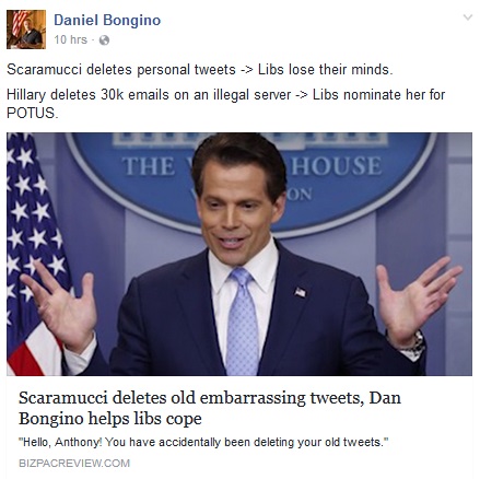 2017_07 23 Scaramucci vs Hillary