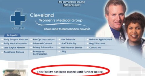 2017_07 Ohio abortuary closed