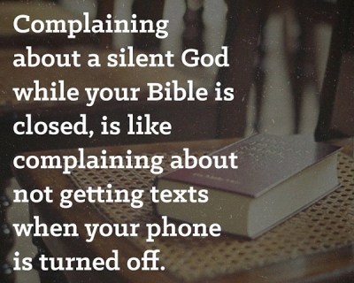 Complaining about silent God