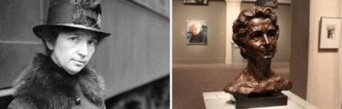 Margaret Sanger photo statue