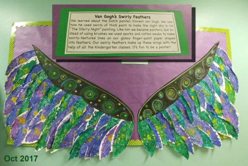 2017_10 13 Bunny's class art project