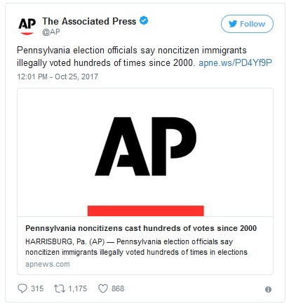 2017_10 25 AP voter fraud tweet