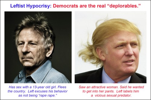 Leftist Hypocrisy Democrat deplorables