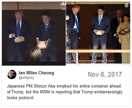 2017_11 06 Abe feeds koi