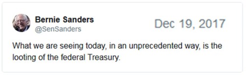 2017_12 19 Bernie Sanders tax tweet