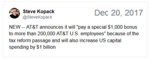 2017_12 20 AT&amp;T announces tweet