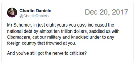 2017_12 20 Charlie Daniels ms to Schumer