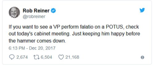 2017_12 20 Rob Reiner's tweet