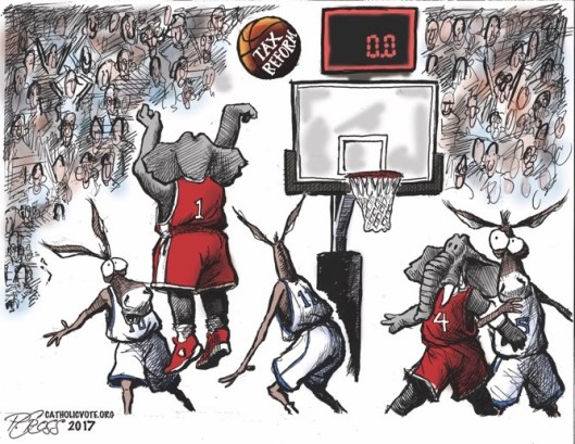 2017_12 21 Tax reform toon by Catholic Vote