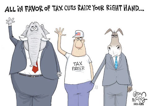 All in favor of tax cuts