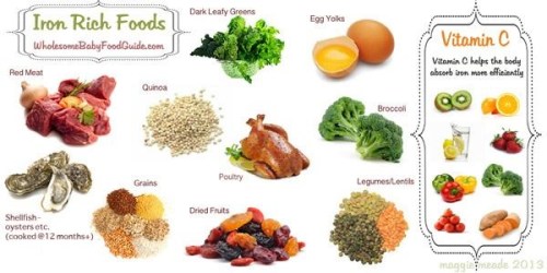 Iron rich foods