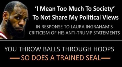 LeBron and trained seal